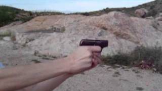 Firing Early Spanish Errasti 20th Century 25 ACP Pistol [upl. by Ahsiuqet]