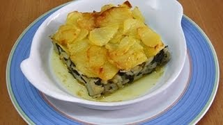 PASTEL DE ACELGAS🥬🥔 Y PATATAS GRATINADO [upl. by Ximena]