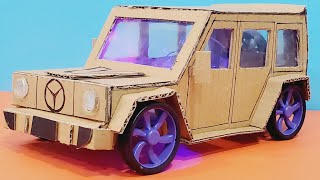 DIY How to Make a Cardboard Car  StepbyStep Tutorial [upl. by Nwotna]