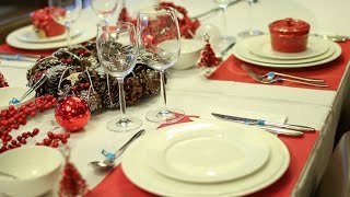 Kersttafel klassiek met intiem rood [upl. by Harras381]