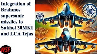 Integration of Brahmos supersonic missiles to Sukhoi 30MKI and LCA Tejas [upl. by Akiam]