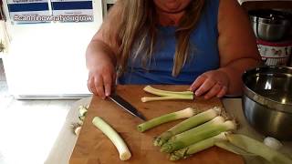 Freezing Leeks  Canning What You Grow [upl. by Aglo]