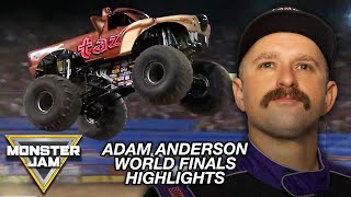 Memorable World Finals Moments From Adam Anderson  Monster Jam [upl. by Royce]