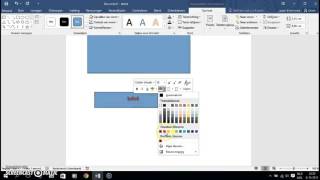 Vormen toevoegen in Word 2016 [upl. by Iderf]