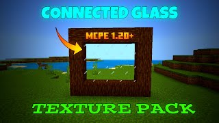 Connected Glass Texture Pack For Minecraft Pocket edition 120 Connected Clear Glass Addon For Mcpe [upl. by Llireva418]