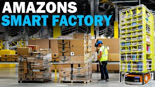 Inside Amazons Smart Robot Warehouses How Amazon Robots Work Jeff Bezos Smart Warehouse [upl. by Enimisaj468]