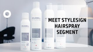 Meet the Hairspray Styling Products  StyleSign  Goldwell Education Plus [upl. by Ariamo529]