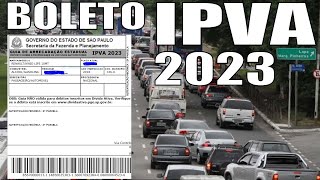 IPVA 2023 CONSULTA E BOLETO PARA PAGAMENTO AVISTA COM 3 DESCONTO PASSO A PASSO [upl. by Trumann909]