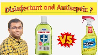 What is Disinfectant And Antiseptic Disinfectant vs Antiseptic [upl. by Russo]