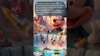 Mickey Mouse Kleurplaat  Kindereren voor kindereren [upl. by Wilhelm510]