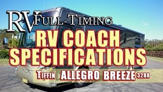 Tiffin Allegro Breeze  My RV Coach Specs  Episode 134 [upl. by Prentice]