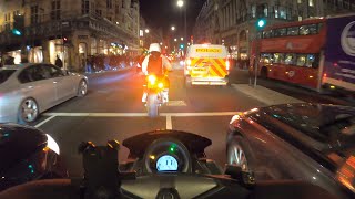 Riding My Nmax Through Central London 4K  1 [upl. by Accire27]