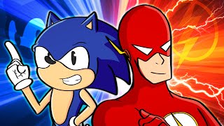 Sonic vs The Flash  Rap Battle  ft Mat4yo amp Alex M [upl. by Harper]