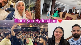 1st Time Life mein yeh kiya 😨  Thankyou HYDERABAD ❤️ [upl. by Bass]