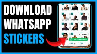 How To Download Whatsapp Stickers From Google  Easy Tutorial [upl. by Ahsenre]