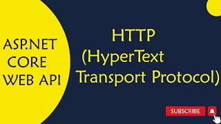 ASPNET Core WEB API  7 HTTP HyperText Transport Protocol in Telugu [upl. by Eimmas]