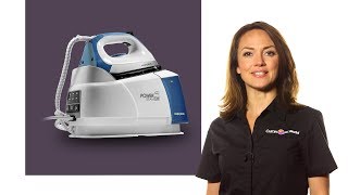 Morphy Richard 332010 Steam Generator Iron  White amp Blue  Product Overview  Currys PC World [upl. by Eskill]