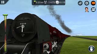 LMS Steam locomotive race and crash [upl. by Quiteris]