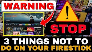 STOP DOING THIS ON YOUR FIRESTICK NOW [upl. by Nickey]