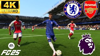 FC 25  CHELSEA VS ARSENAL  PREMIER LEAGUE 2425  ULTRA REALISM GRAPHICS 4K PS5  STAMFORD BRIDGE [upl. by Xever166]