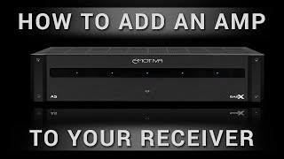 How to add an External Amplifier to your Home Theater Receiver [upl. by Elagiba489]