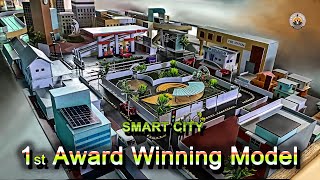 Award Winning Model  Smart City Project  City Model Making  Smart City Model Kaise Banaen [upl. by Richers]