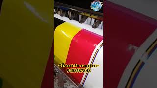 Konika 512i print head test  Best quality printing at high speed konika 512i flex [upl. by Dnomad]