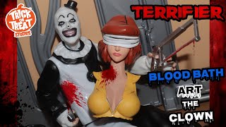 Terrifier Bloodbath Art the Clown Figure Review  Trick or Treat Studios [upl. by Atrice235]