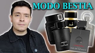 PERFUMES MODO BESTIA Beast Mode ARABES CON DURACIÓN Y PROYECCIÓN EXTREMA 💥 [upl. by Xeno]