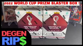 Great Product 2022 Prizm World Cup Qatar Soccer Blaster Box Review [upl. by Gefen]