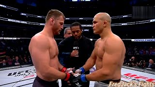 Stipe Miocic vs Junior Dos Santos 2 Highlights Epic REVENGE ufc [upl. by Ttenyl]