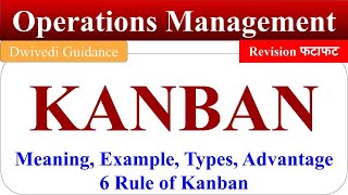 KANBAN meaning Kanban examples in manufacturing kanban system kanban in operations management [upl. by Godliman146]