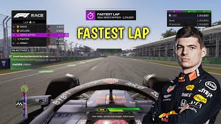 Fastest Lap By Max Verstappen in Australian Grand Prix 4K60FPS [upl. by Holub]