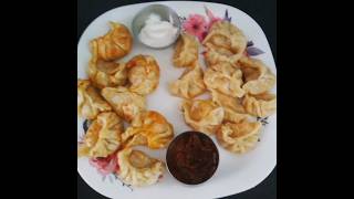 Fried Momos Short food Viralshort familycreativity [upl. by Amabel]