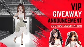 🤩 Are you the Winner  Permanent VIP Giveaway 🤩  Dress to Impress [upl. by Hannad]