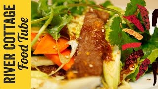 Chinesestyle crispy beef  Hugh FearnleyWhittingstall [upl. by Aciretnahs]