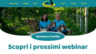 Webinar BenEssere Cinofilia [upl. by Callan587]