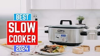 Top 6 Best Slow Cookers in 2024  Slow Cooker Review 2024 [upl. by Onilecram366]