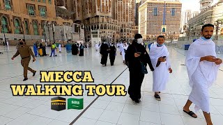 Makkah Mecca Saudi Arabia Walking Tour Next To The Kaaba [upl. by Gambell441]