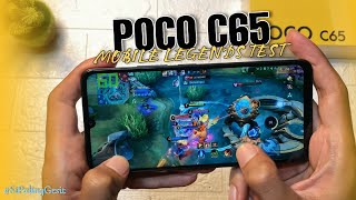 Xiaomi Poco C65 Mediatek Helio G85 Mobile Legends Gaming Test 2024 [upl. by Orlantha]