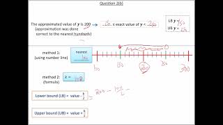 Grade 11 maths Lower bound and upper bound part 2 worksheet A [upl. by Lombardy]