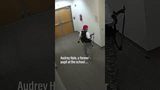 Surveillance footage shows Nashville school shooter enter building [upl. by Airrej44]