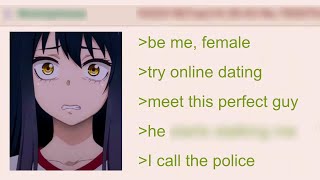 Femanon tries Online Dating gone horribly wrong  4Chan Greentext Stories [upl. by Fachini799]