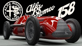 LAlfa Romeo 158 première gagnante en F1 [upl. by Arrol291]