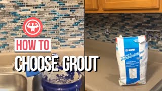 Sanded Vs Unsanded Grout  Whats the difference  Choose the right grout for your project [upl. by Anelehs]