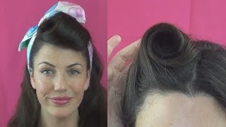 HOW TO roll VICTORY ROLLS 6 DIFFERENT ways  Fitfully Vintage [upl. by Ecinrahs]