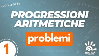 Progressioni aritmetiche  problemi  1 [upl. by Pauletta]