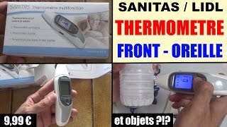 thermometre multifonction lidl sanitas sft 75 multifunktionsthermometer digital [upl. by Nhguaved]