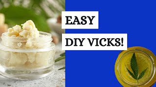 DIY Vicks Vapor Rub Safe Effective with No Harsh Chemicals [upl. by Mcconnell]