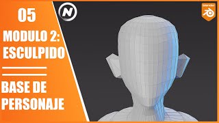 Curso Blender 40  Base de Personaje para Esculpido [upl. by Nassi]